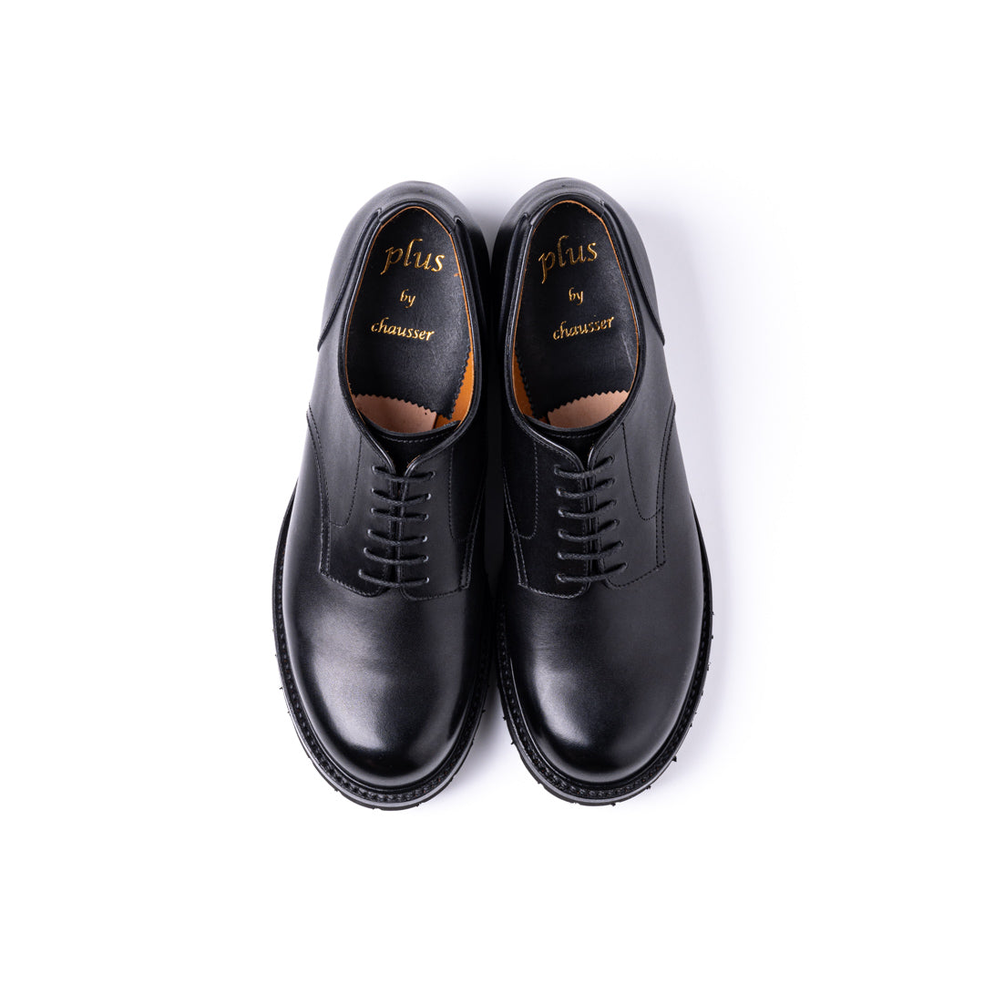 PC-5058 WATERPROOF PLAIN TOE SHOES BL