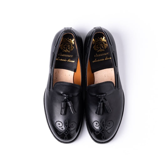 C-7002 TASSEL LOAFERS BL