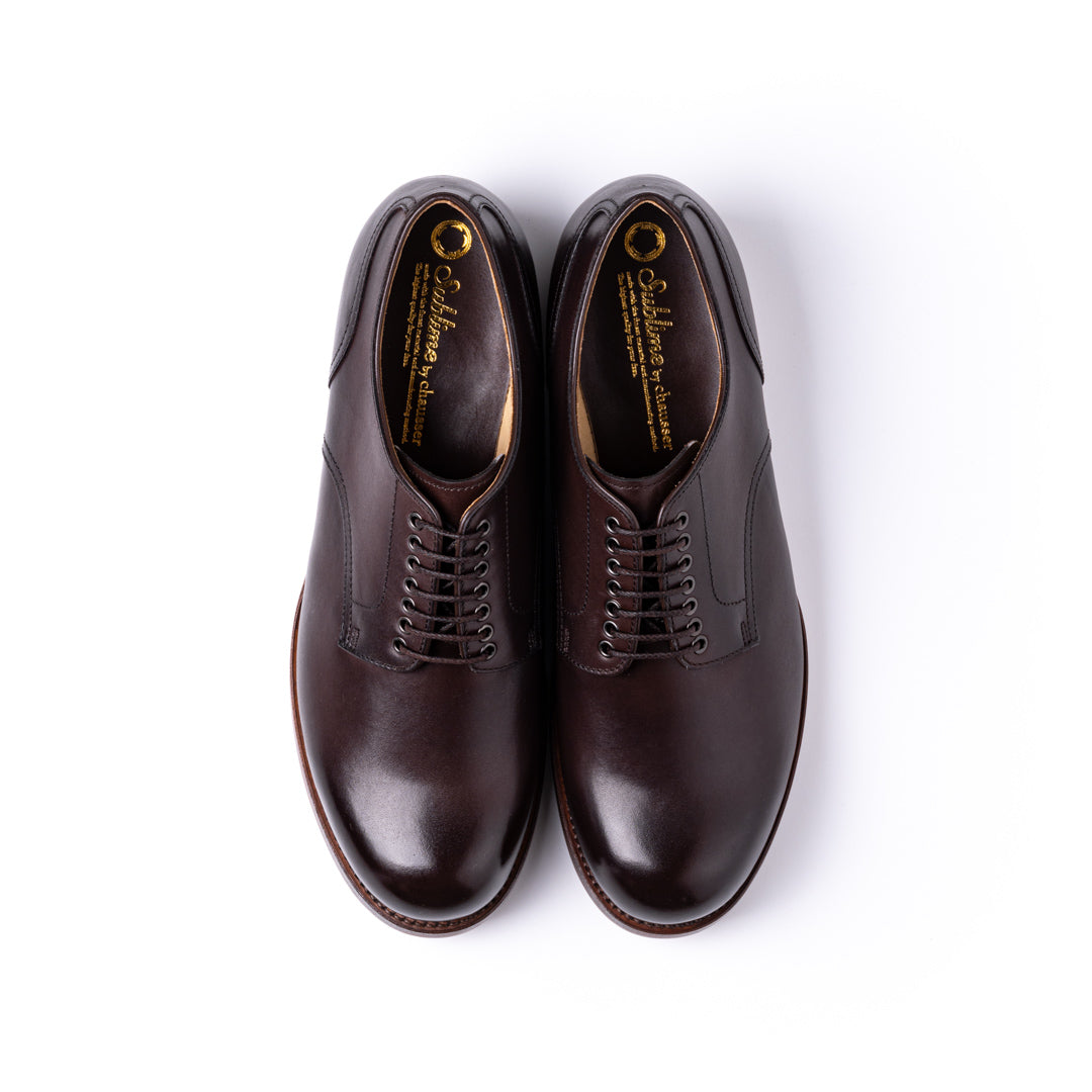 SU-100 PLAIN TOE SHOES DBR
