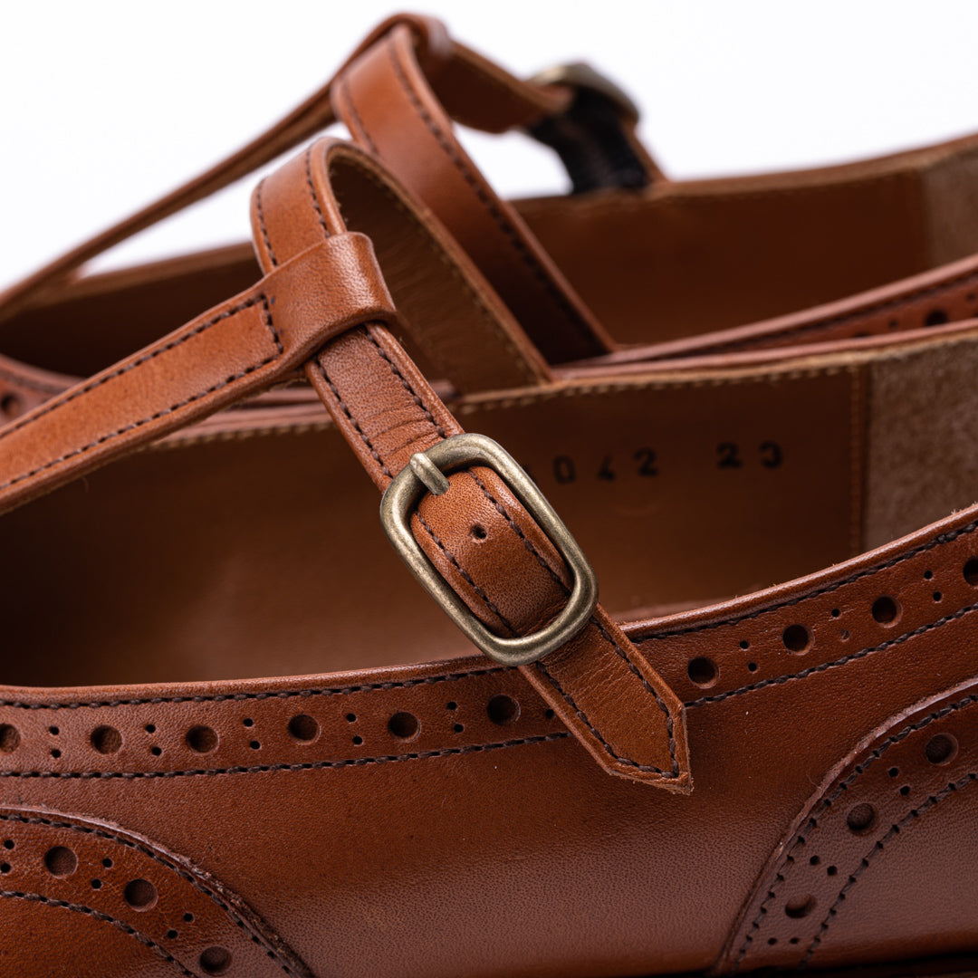 PC-5042 T-STRAP SHOES BR