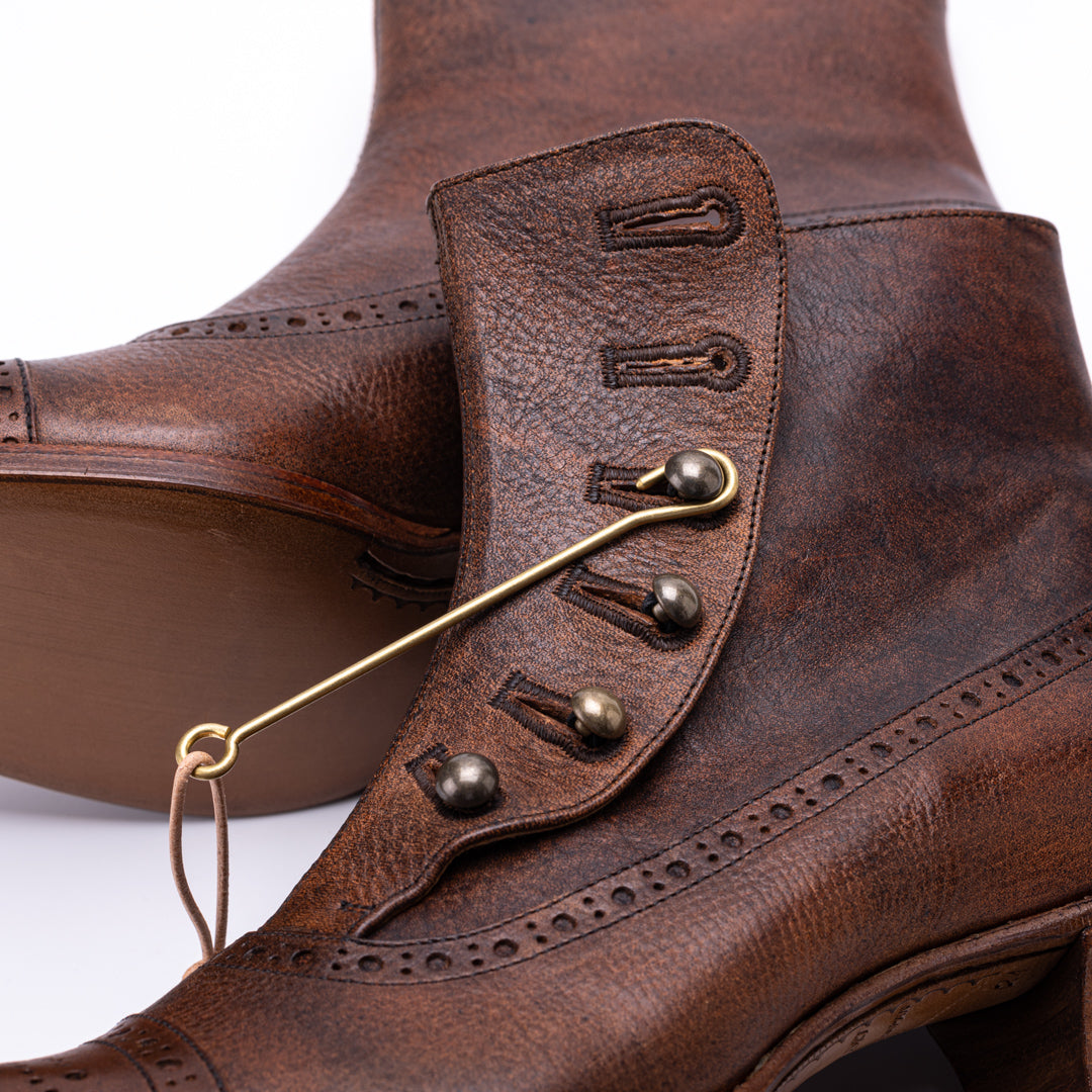 PC-5053 BUTTON HEEL BOOTS AKR