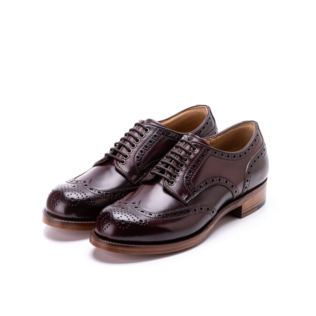 SU-102C CORDOVAN WINGTIP SHOES BGD