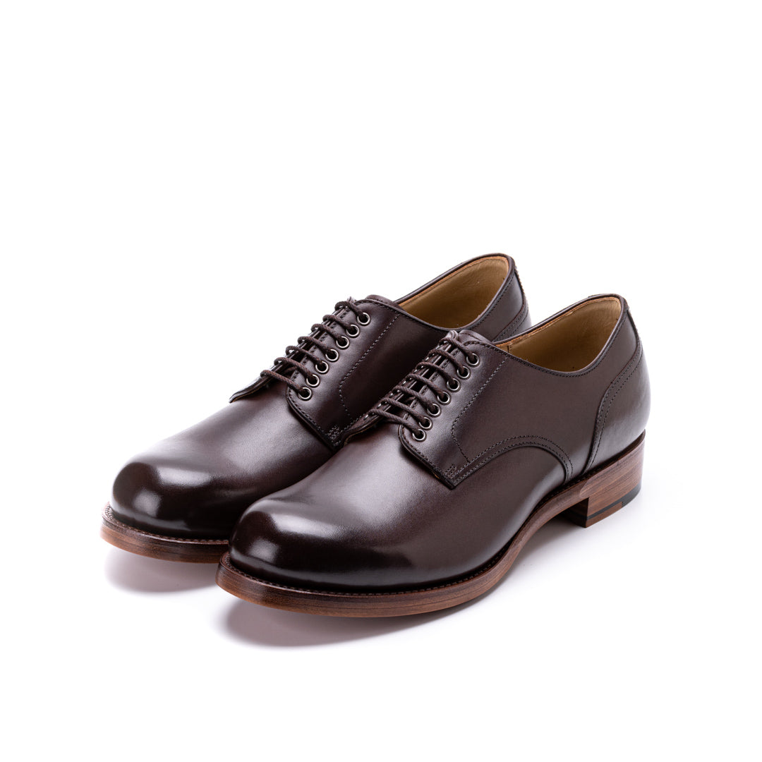 SU-100 PLAIN TOE SHOES DBR