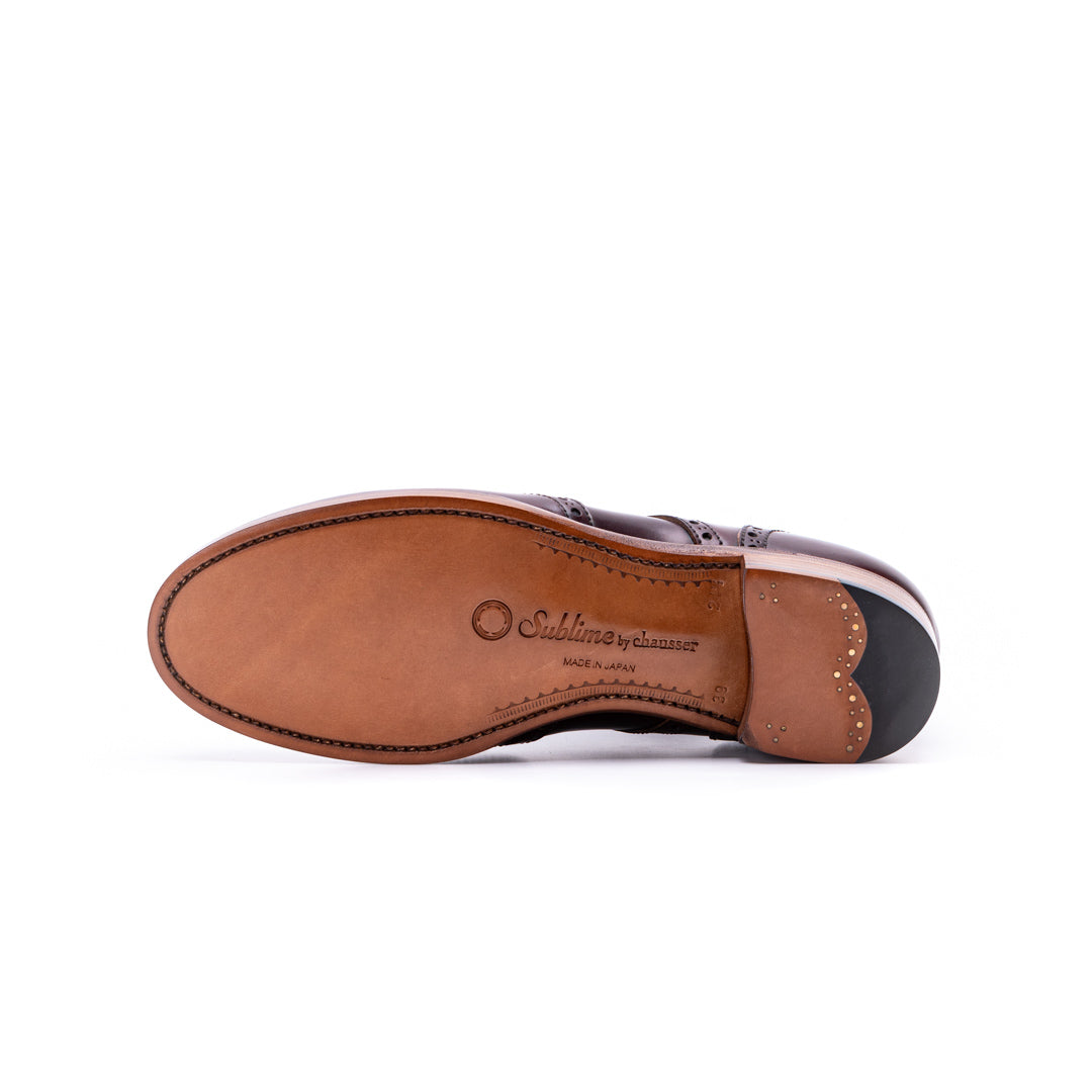 SU-102C CORDOVAN WINGTIP SHOES BGD