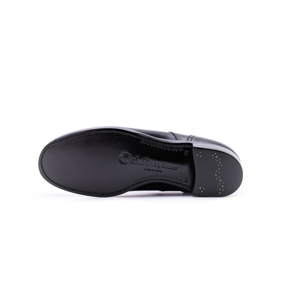 SU-100 PLAIN TOE SHOES BL
