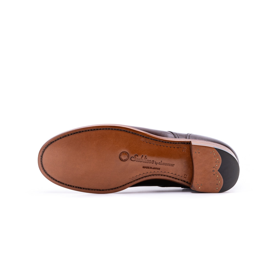 SU-100 PLAIN TOE SHOES DBR