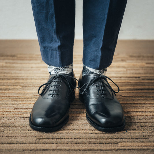 C-7068 OXFORD SHOES BL