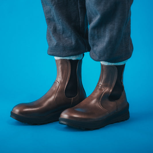 TRA-030　SIDE-GORE BOOTS DBR