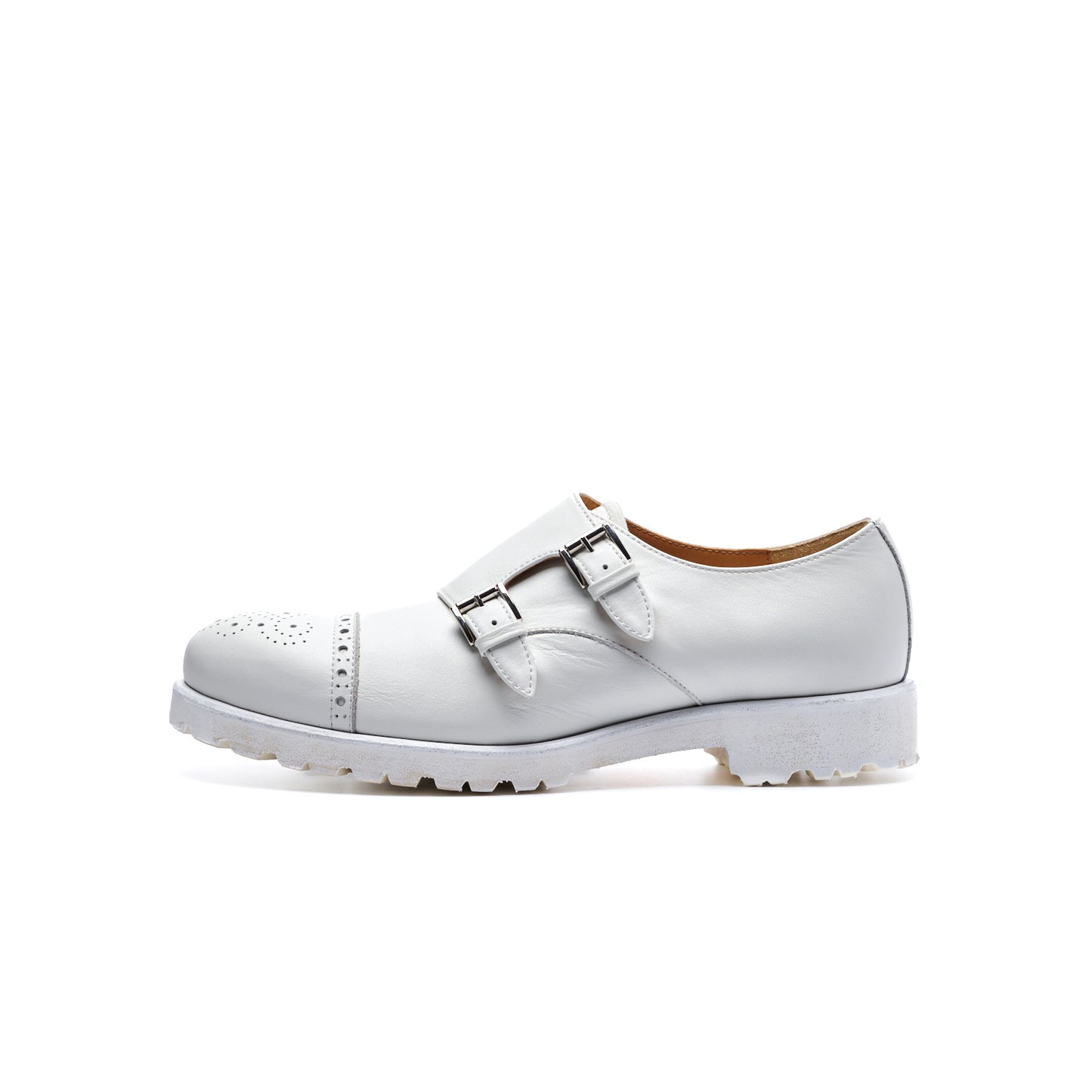 【10月上旬入荷予定】C-2379　WATERPROOF DOUBLE MONK SHOES WH