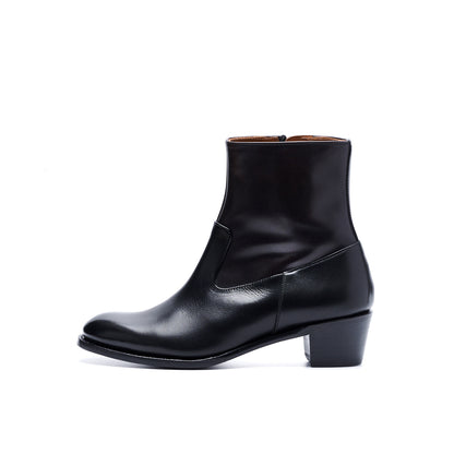 【10月中旬入荷予定】PC-5087　WESTERN HEEL BOOTS BL