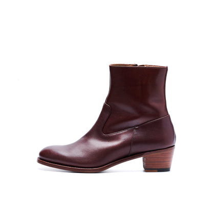 【10月中旬入荷予定】PC-5087　WESTERN HEEL BOOTS DBR