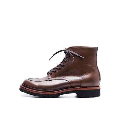 【10月中旬入荷予定】PC-5089　WATERPROOF U-MOCHA LACE-UP BOOTS DBR