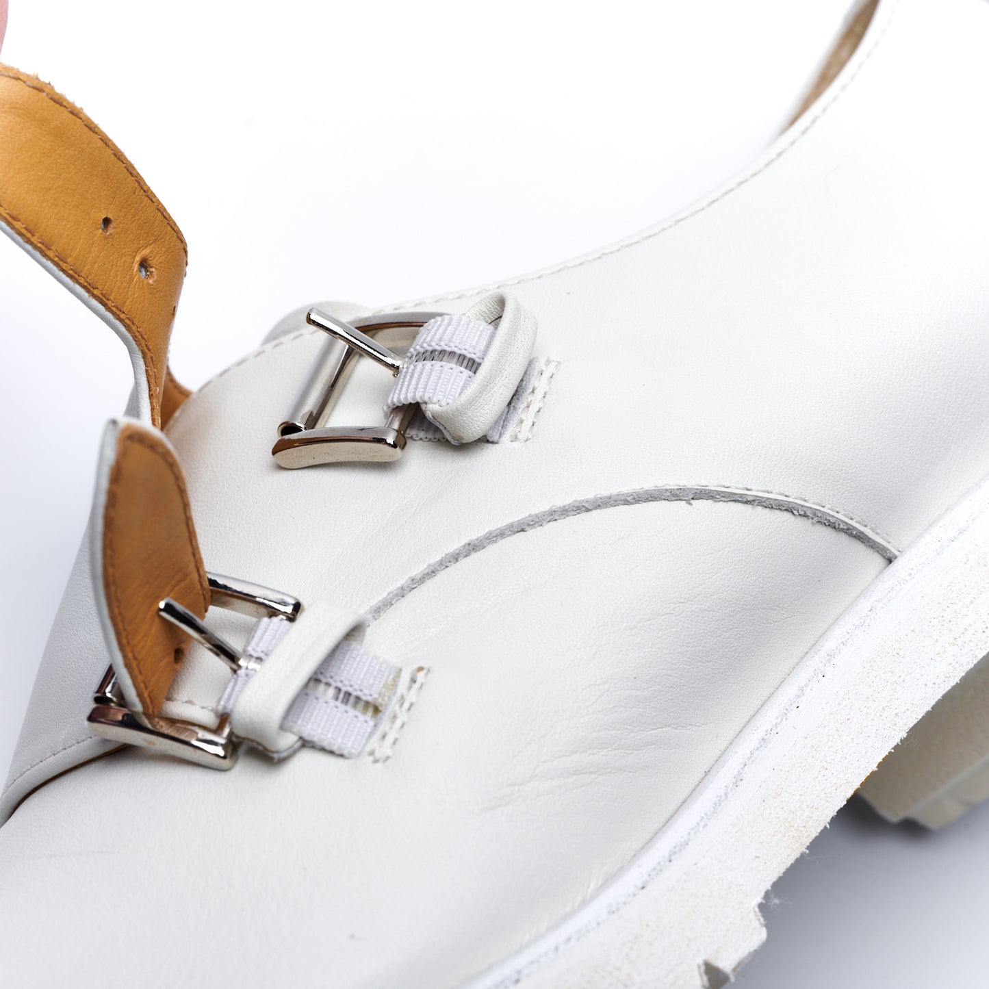 【10月上旬入荷予定】C-2379　WATERPROOF DOUBLE MONK SHOES WH