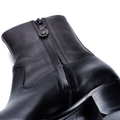 【10月中旬入荷予定】PC-5087　WESTERN HEEL BOOTS BL