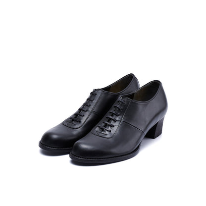 C-2343　LACE-UP HEELS BL