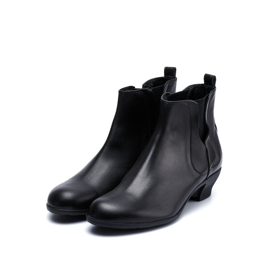 TR-023　SIDE-GORE HEEL BOOTS BL