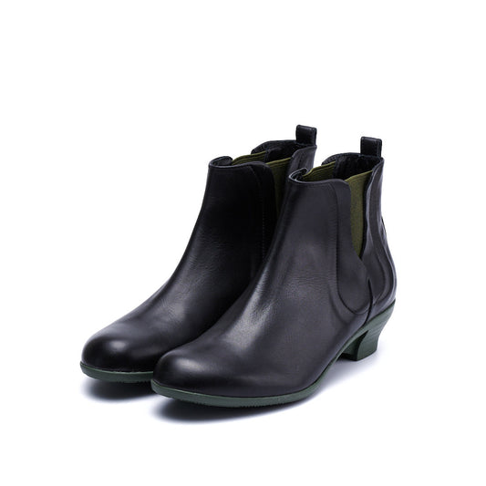 TR-023　SIDE-GORE HEEL BOOTS BL/KA