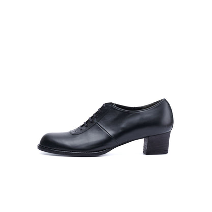 C-2343　LACE-UP HEELS BL