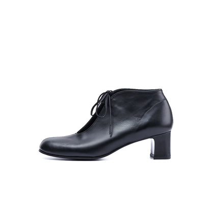 C-2346　U-CUT HEEL BOOTIES BL