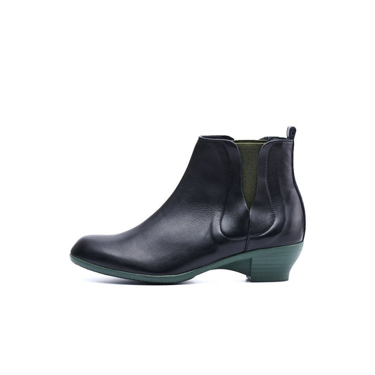 TR-023　SIDE-GORE HEEL BOOTS BL/KA