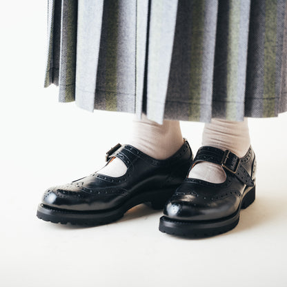 PC-5084　WATERPROOF ONE-STRAP SHOES BL