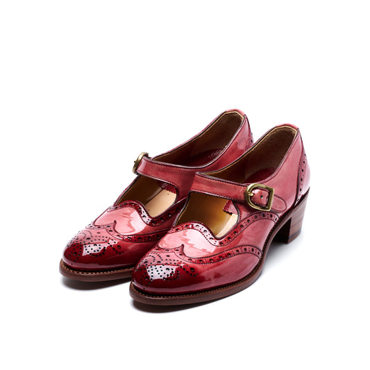 PC-5081 WINGTIP HEELS BL