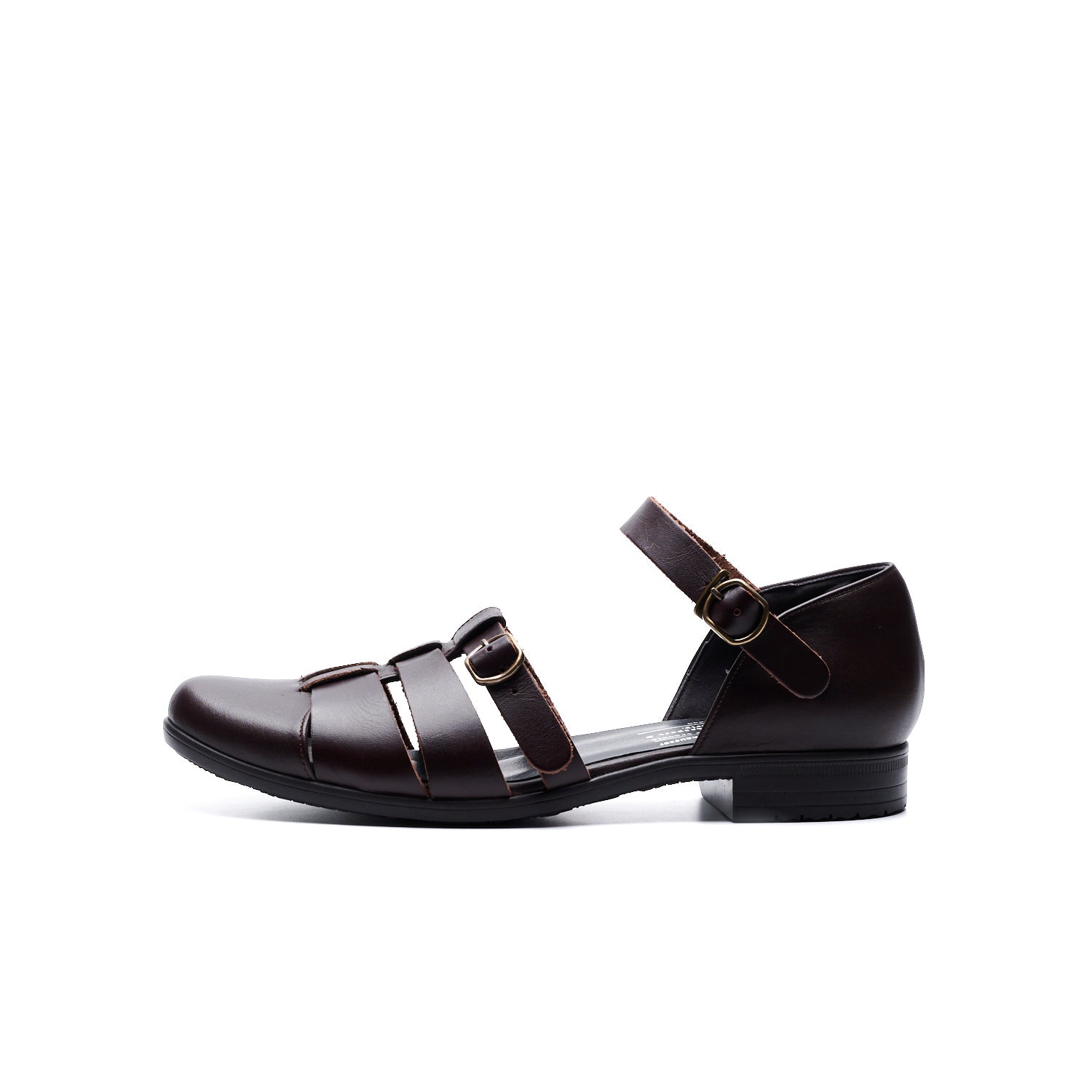 TR-033 GURKHA ONE-STRAP SANDALS DBR – chausser online store