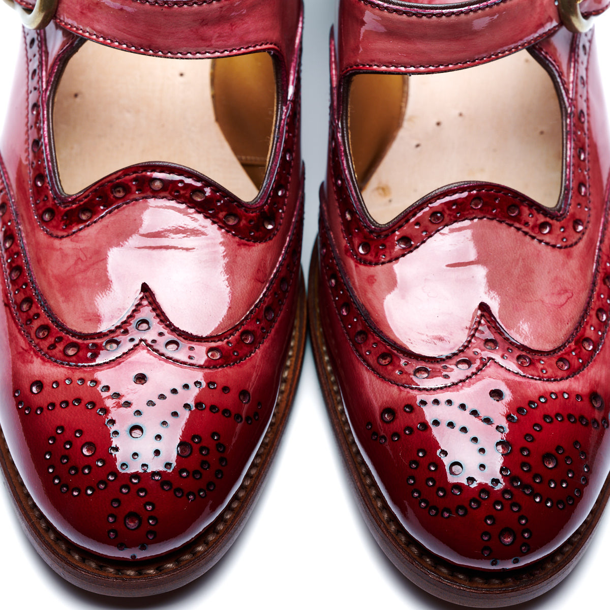 PC-5081 WINGTIP HEELS BL