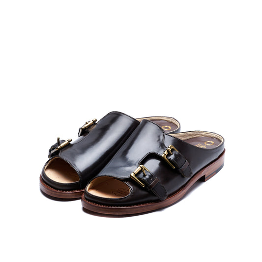 【受注生産】SU-105C　CORDOVAN DOUBLE MONK SANDALS GY