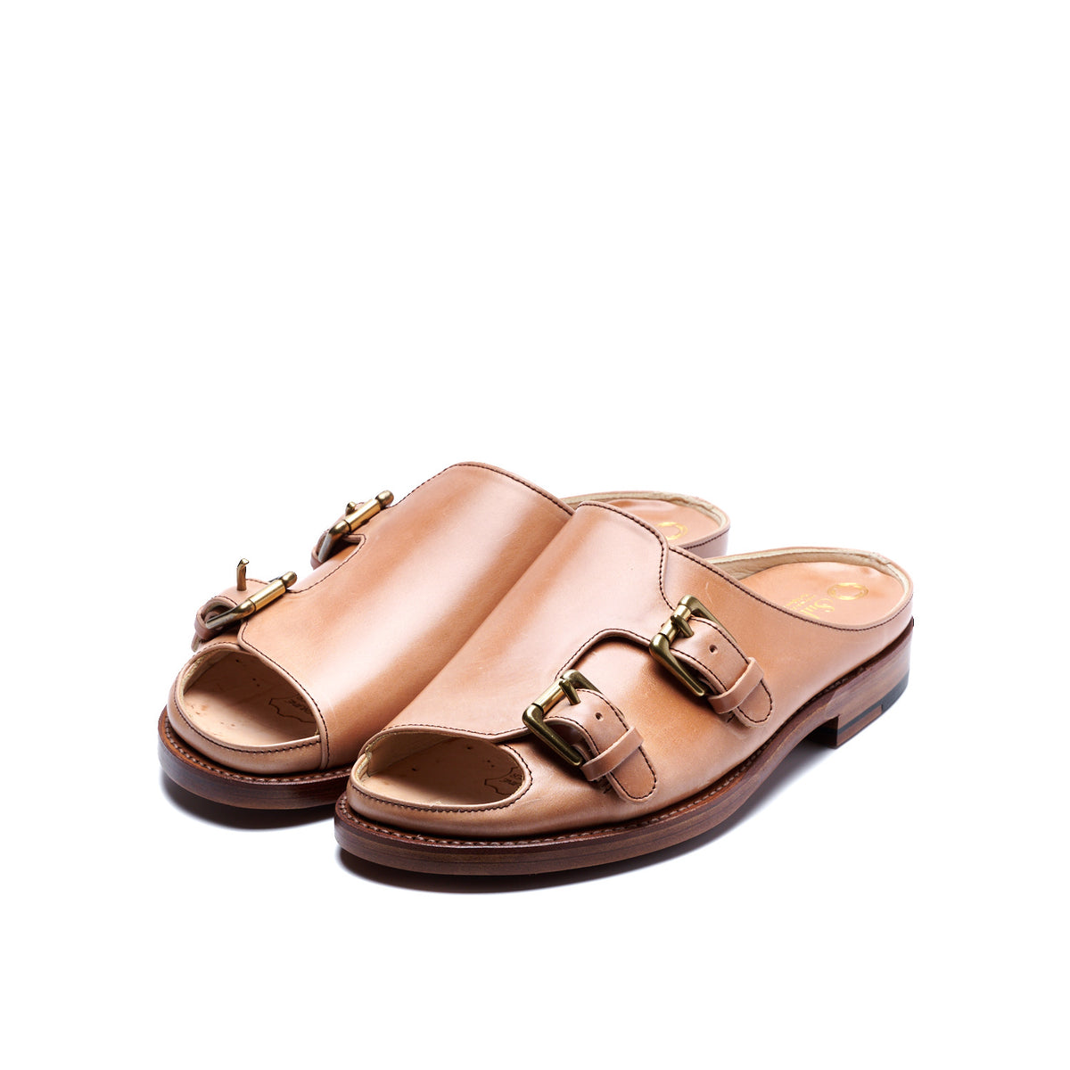 【受注生産】SU-105B　CORDOVAN DOUBLE MONK SANDALS NA