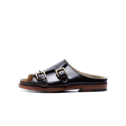 【受注生産】SU-105C　CORDOVAN DOUBLE MONK SANDALS GY