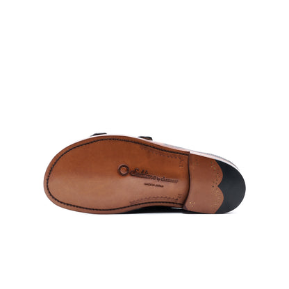 【受注生産】SU-105E　CORDOVAN DOUBLE MONK SANDALS RC-BL　※数量限定