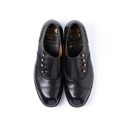 C-7047　BUTTON SHOES BL