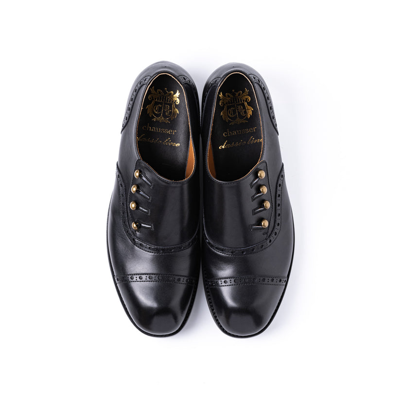 C-7047 BUTTON SHOES BL – chausser online store