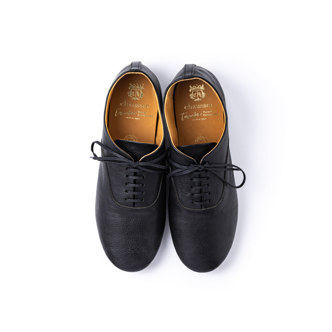 CT-02　LACE-UP FLAT SHOES BL