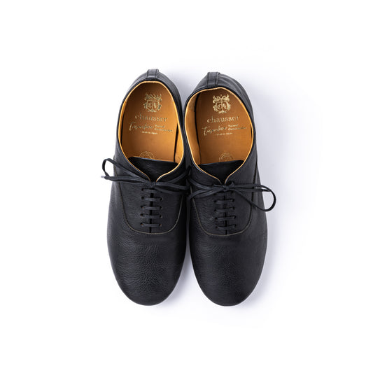 CT-02　LACE-UP FLAT SHOES BL