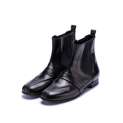 C-2329　SIDE-GORE LOAFER BOOTS BL