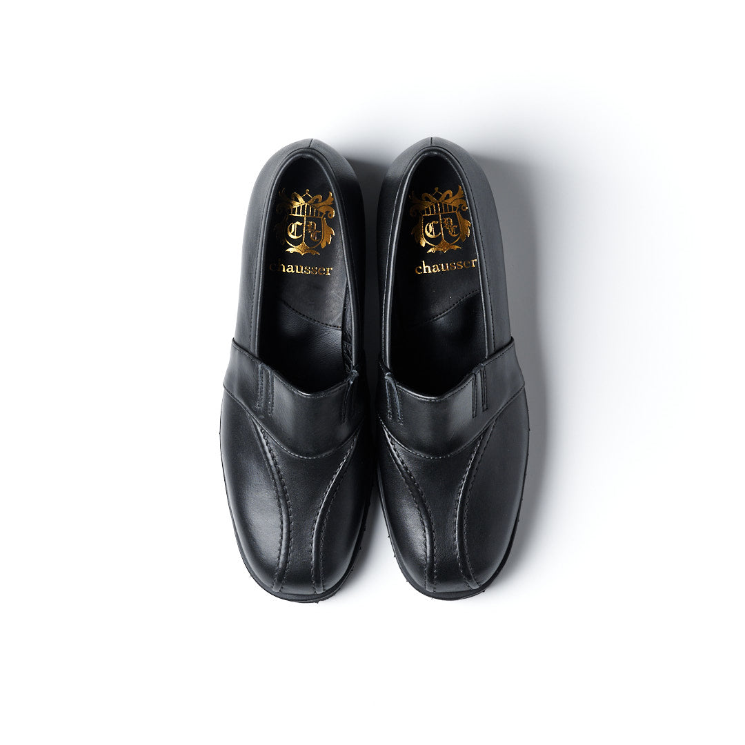 C-2347　VIBRAM SOLE LOAFERS BL