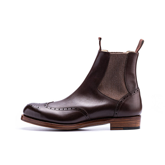 SU-108　WINGTIP SIDE-GORE BOOTS DBR