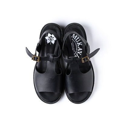 MU-998　T-STRAP SANDALS BL