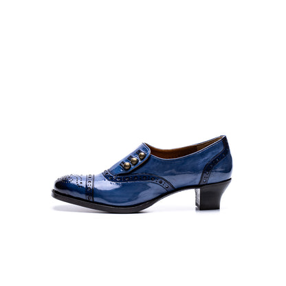 PC-5050 BUTTON HEELS BL