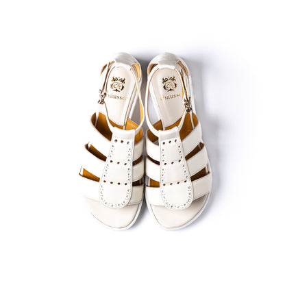 C-2339　PUNCHING SANDALS WH