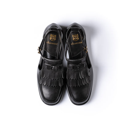 C-2340　U-TIP KILTIE SANDALS BL
