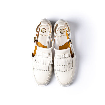 C-2340　U-TIP KILTIE SANDALS WH