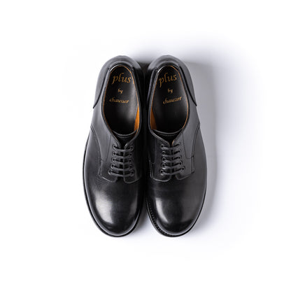 PC-5074　PLAIN TOE SHOES BL