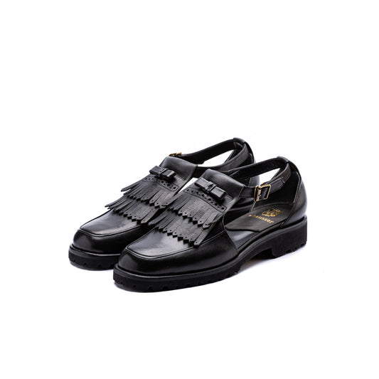 C-2340　U-TIP KILTIE SANDALS BL