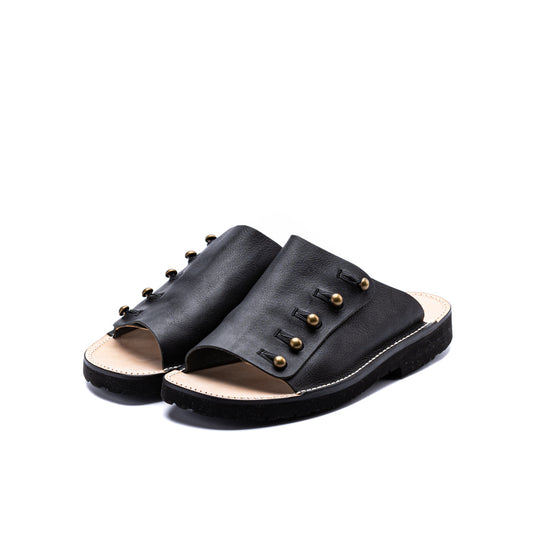 C-7050　BUTTON SANDALS  BL