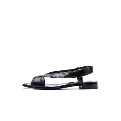 C-2337　CROSS SANDALS BL