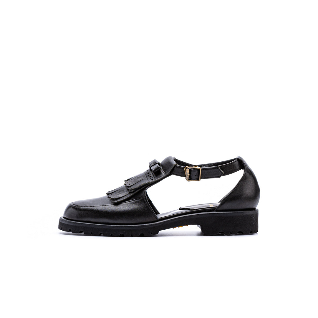 C-2340　U-TIP KILTIE SANDALS BL