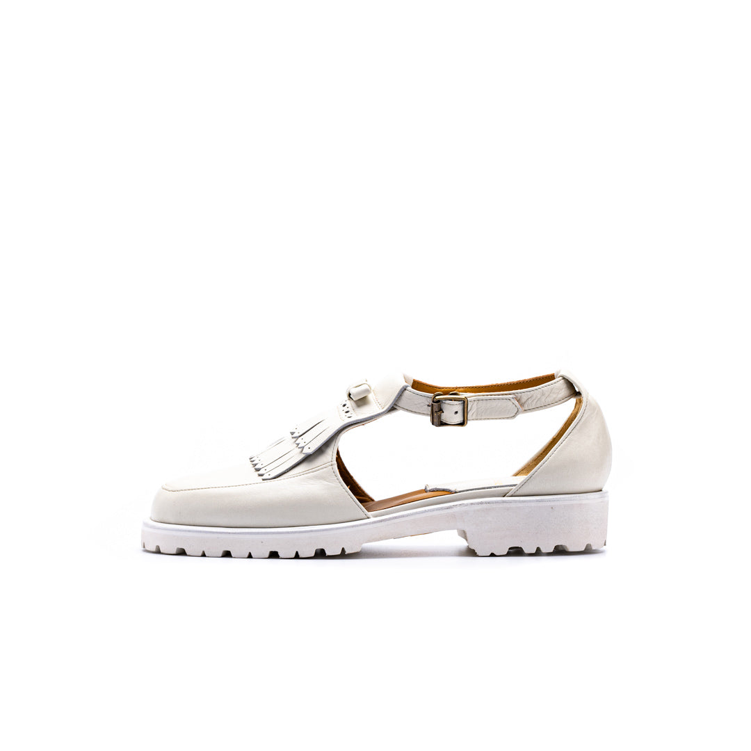 C-2340　U-TIP KILTIE SANDALS WH